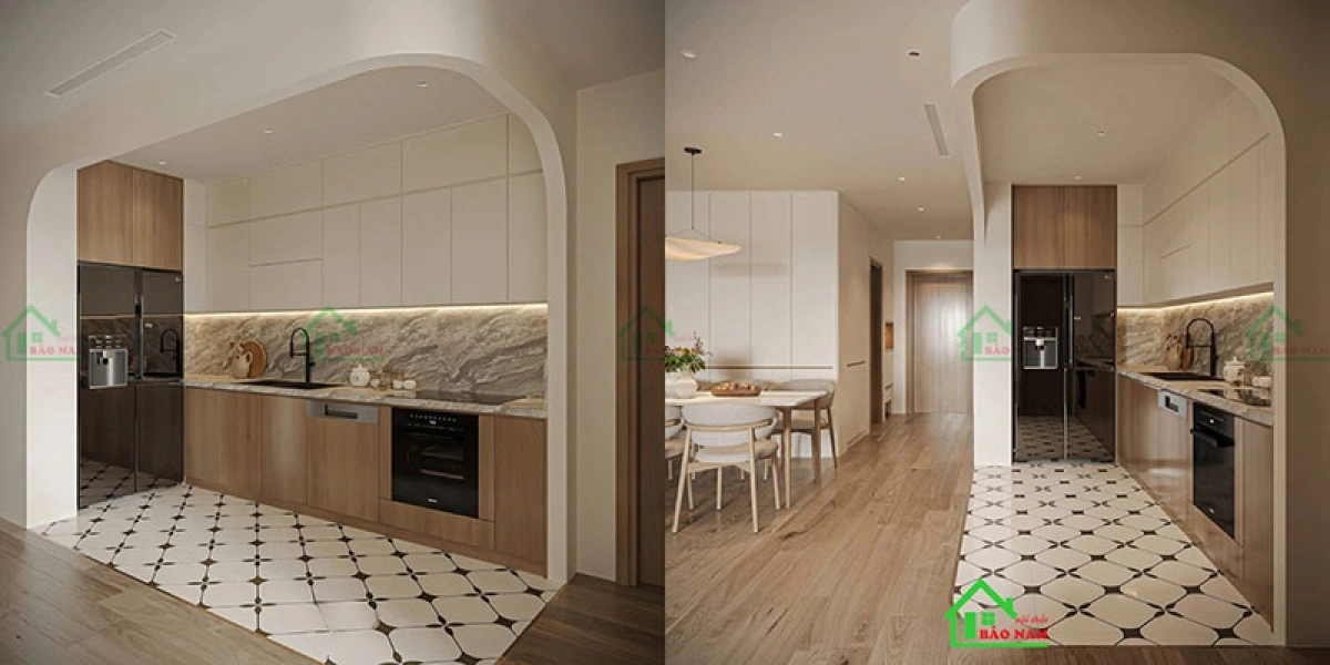 Đóng tủ bếp theo yêu cầu cho chung cư và nhà phố