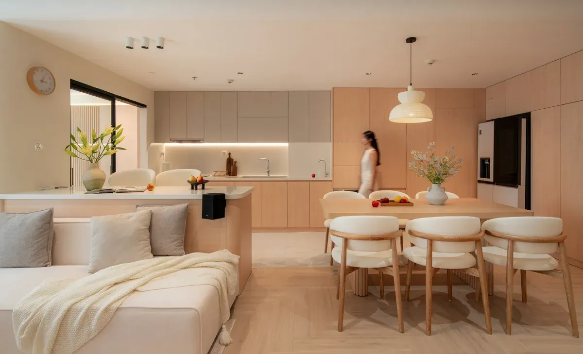 chi phí nội thất căn hộ hoàn thiện theo m2 thực tế