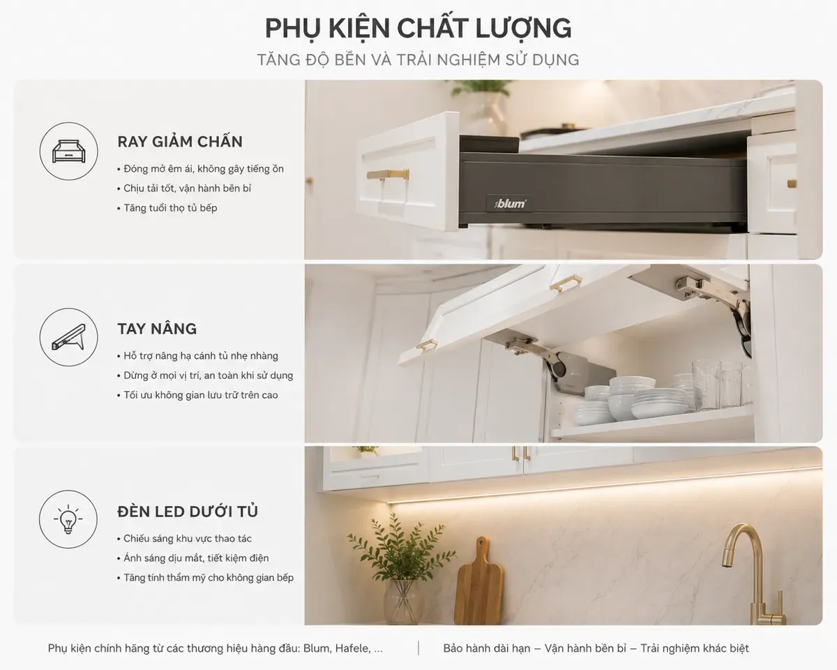 Phụ kiện chất lượng giúp tăng độ bền và trải nghiệm sử dụng