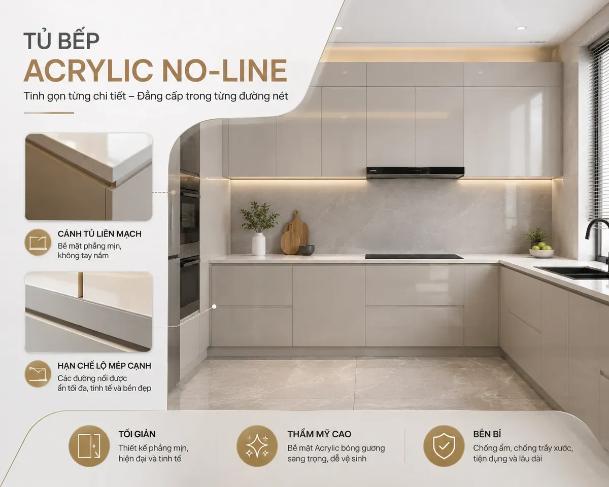 Thiết kế liền mạch giúp tổng thể gọn và đồng đều hơn