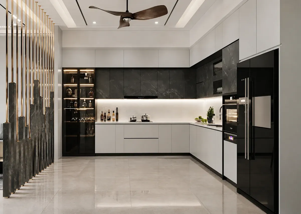 Thiết kế chữ L được nhiều gia đình lựa chọn