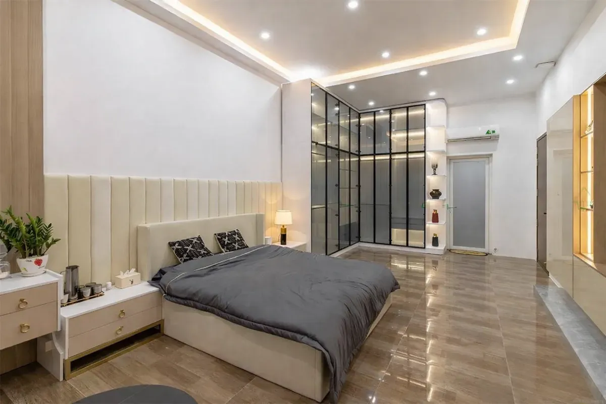 giá tủ quần áo theo m2 trong nội thất phòng ngủ