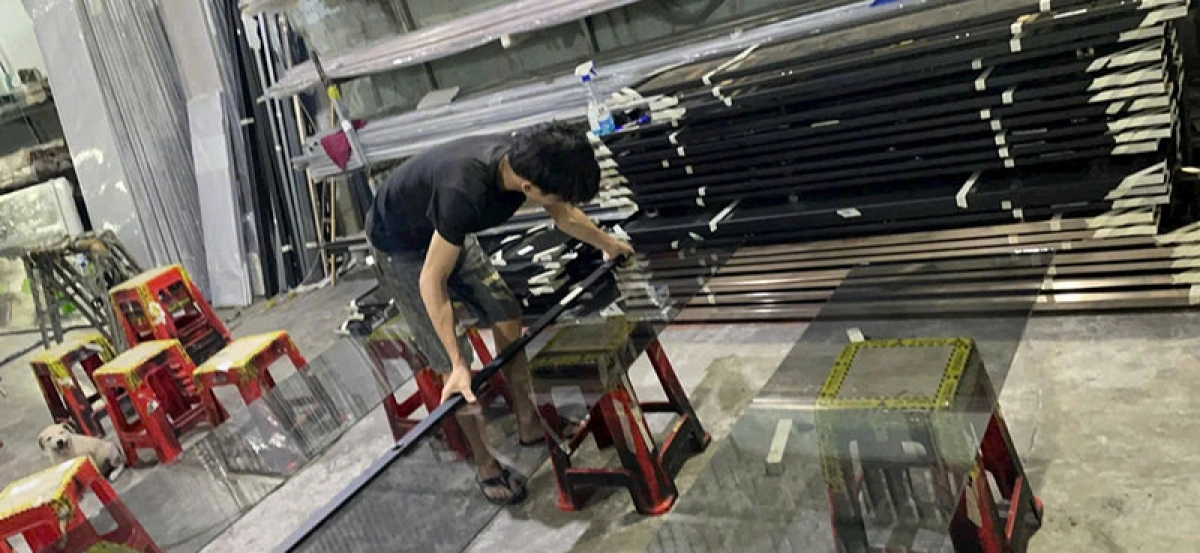 Xưởng sản xuất tủ áo cánh kính trực tiếp không qua trung gian