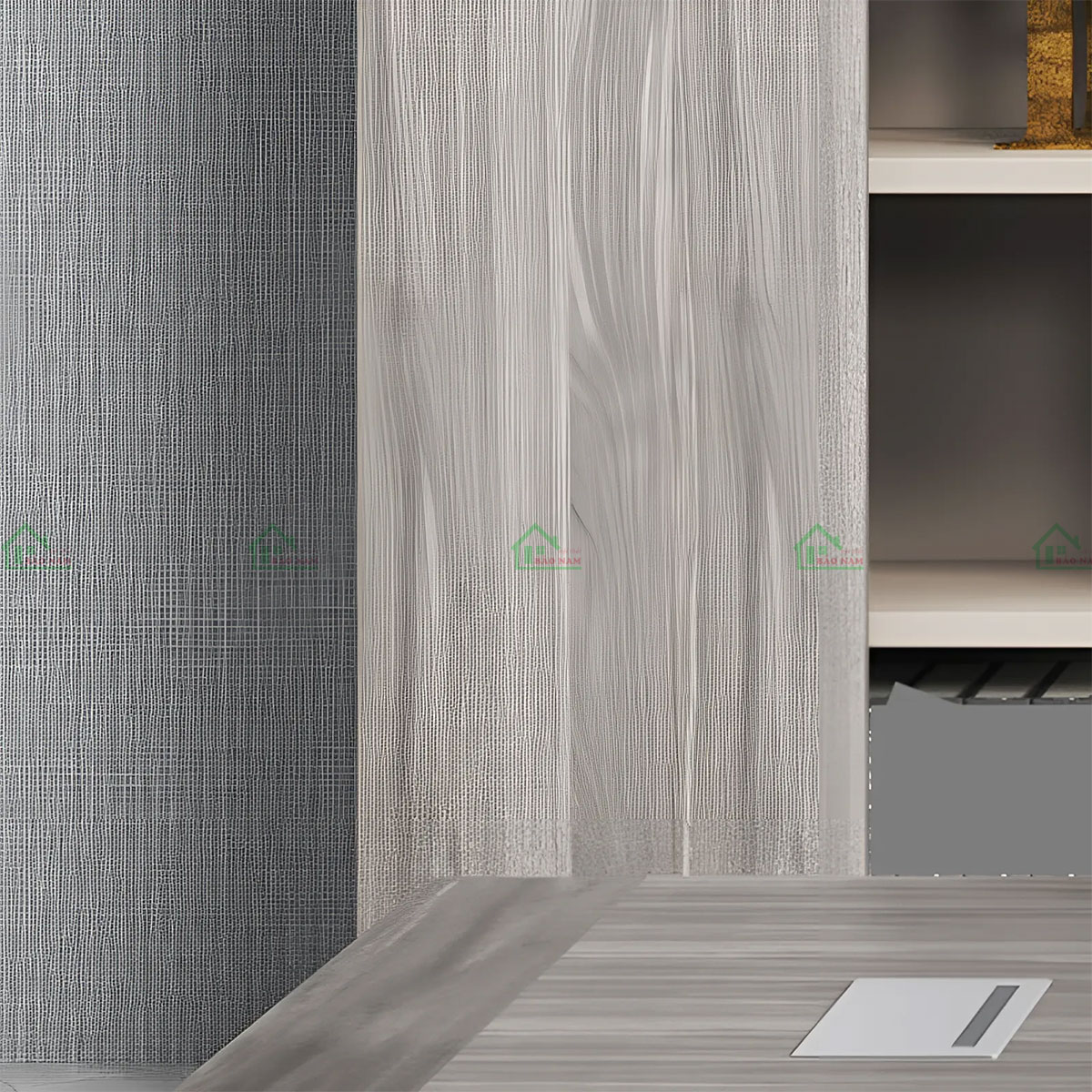 Bàn Làm Việc Chữ L Có Tủ Phụ Hiện Đại Đẹp PLV10