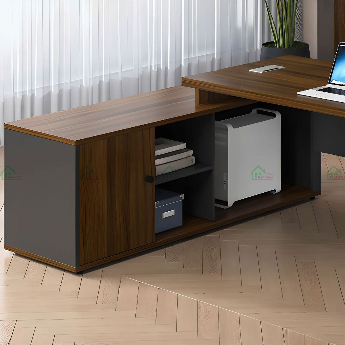 Bàn Làm Việc Giám Đốc Chữ L Cao Cấp PLV13