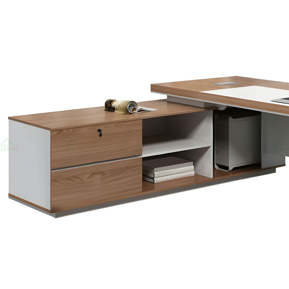 Bàn Làm Việc Giám Đốc Chữ L Hiện Đại Cao Cấp PLV08