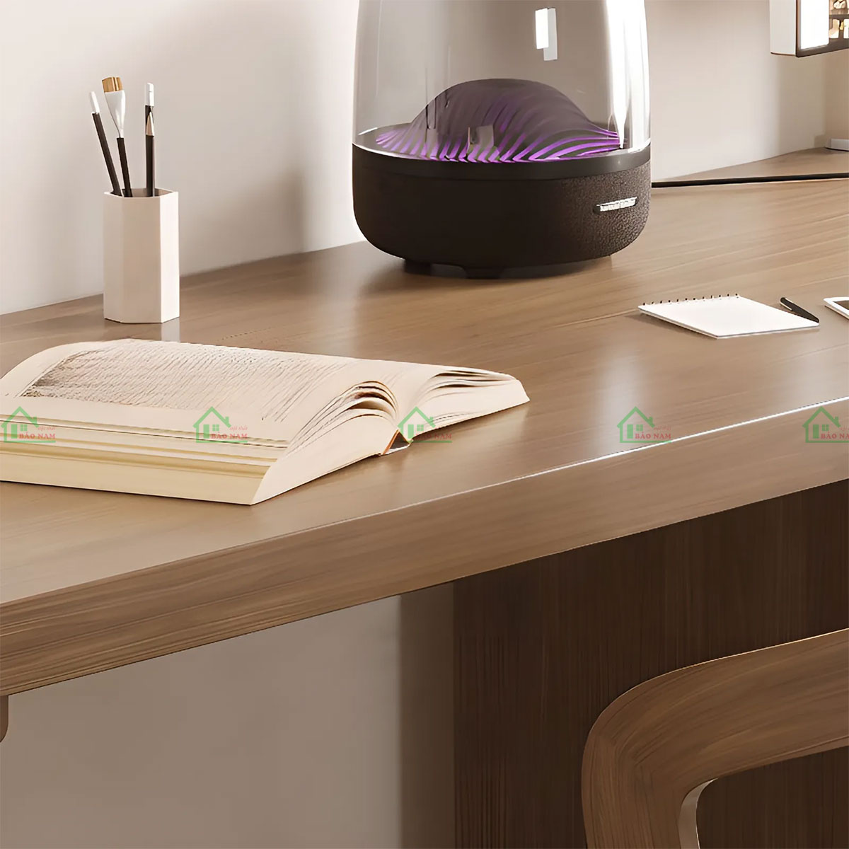 Bàn Làm Việc Gỗ Chân Chữ K Hiện Đại Độc Đáo PLV19