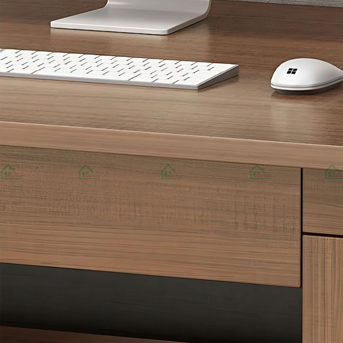 Bàn Làm Việc Gỗ Công Nghiệp MDF Đẹp Có Tủ Hồ Sơ PLV17