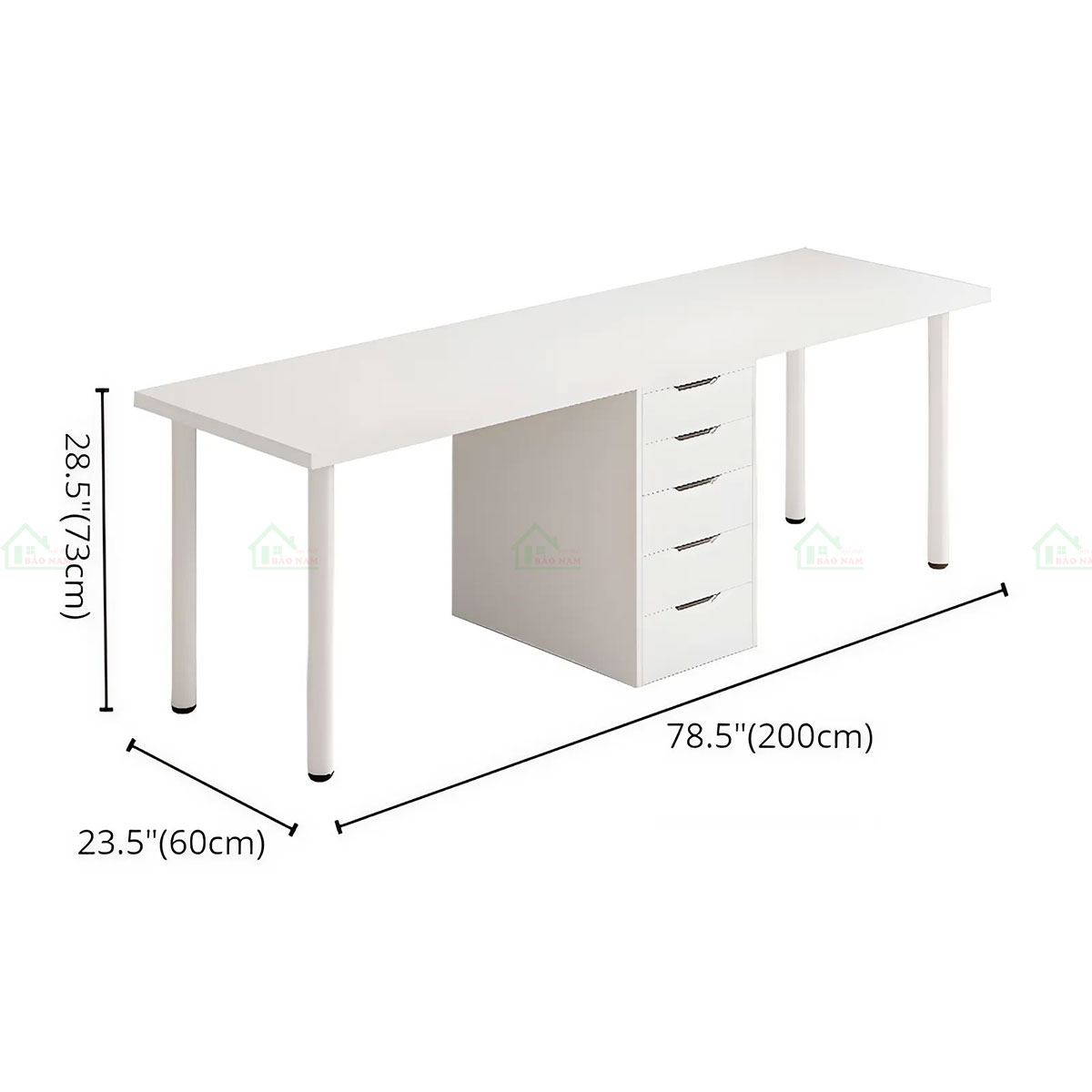 Bàn Làm Việc Ikea Đẹp Hiện Đại PLV26
