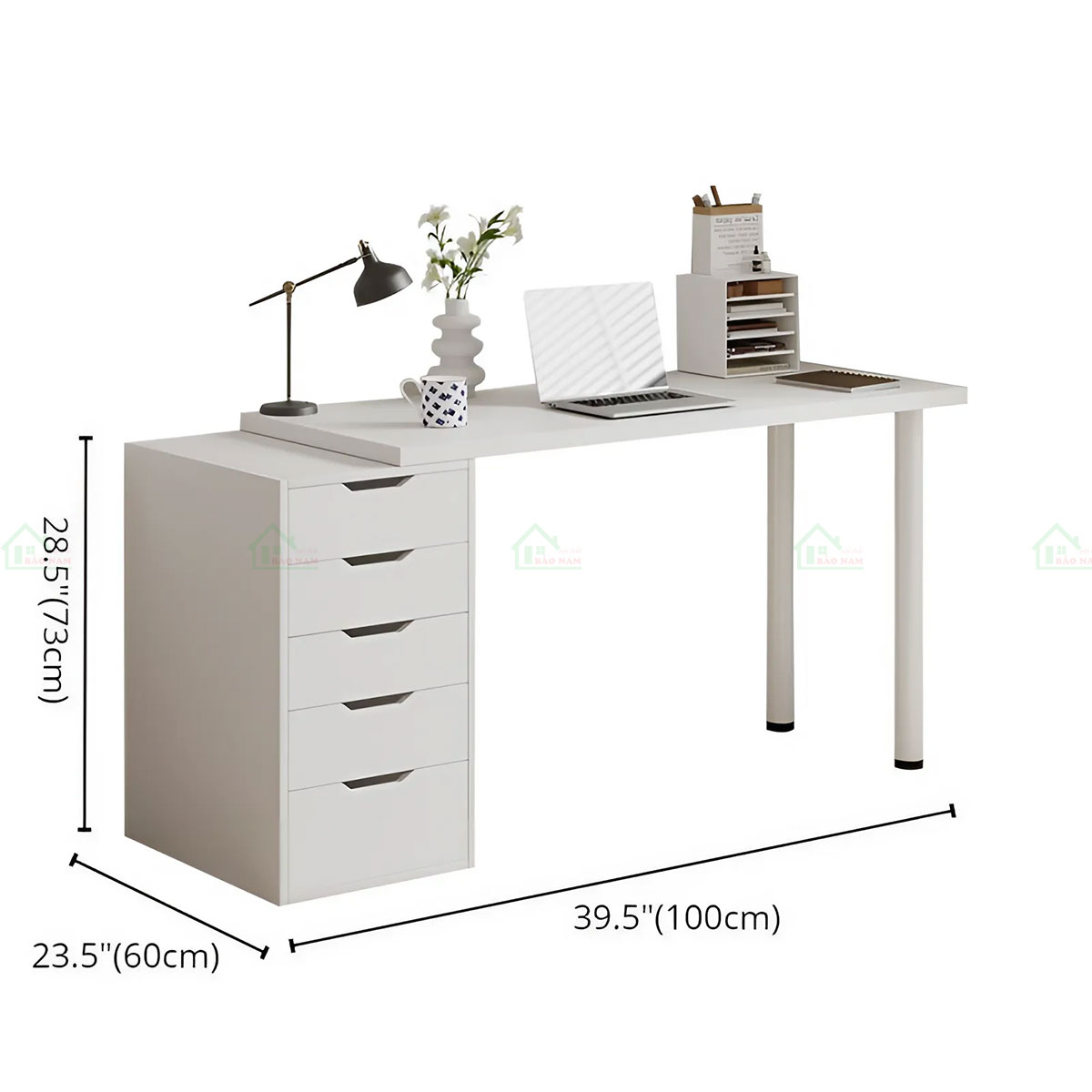 Bàn Làm Việc Ikea Đẹp Hiện Đại PLV26