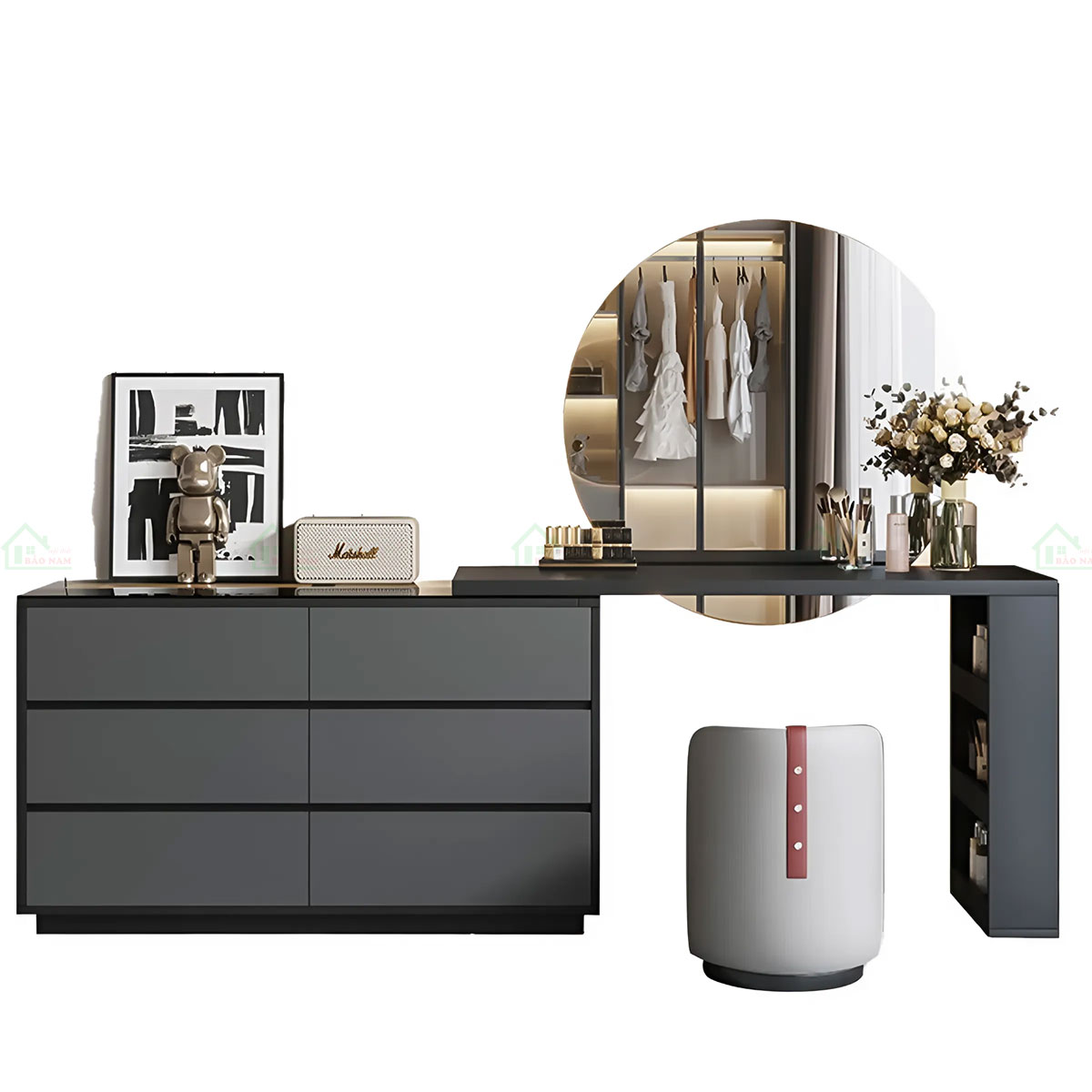Bàn Trang Điểm Đẹp Hiện Đại BTD08