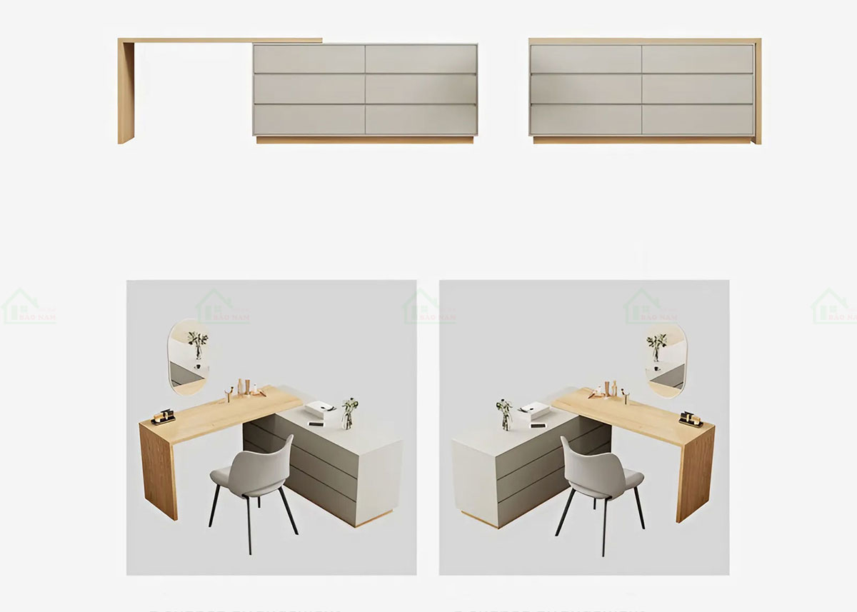 Bàn Trang Điểm Hiện Đại BTD07