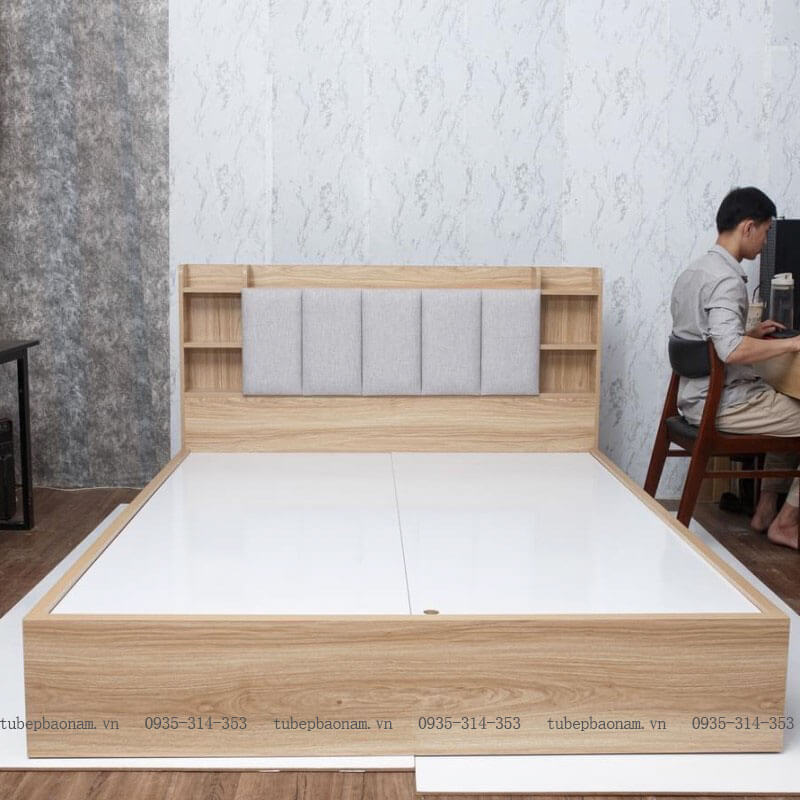 Giường Ngủ Gỗ Công Nghiệp GN07 Giường Ngủ Gỗ Công Nghiệp GN07