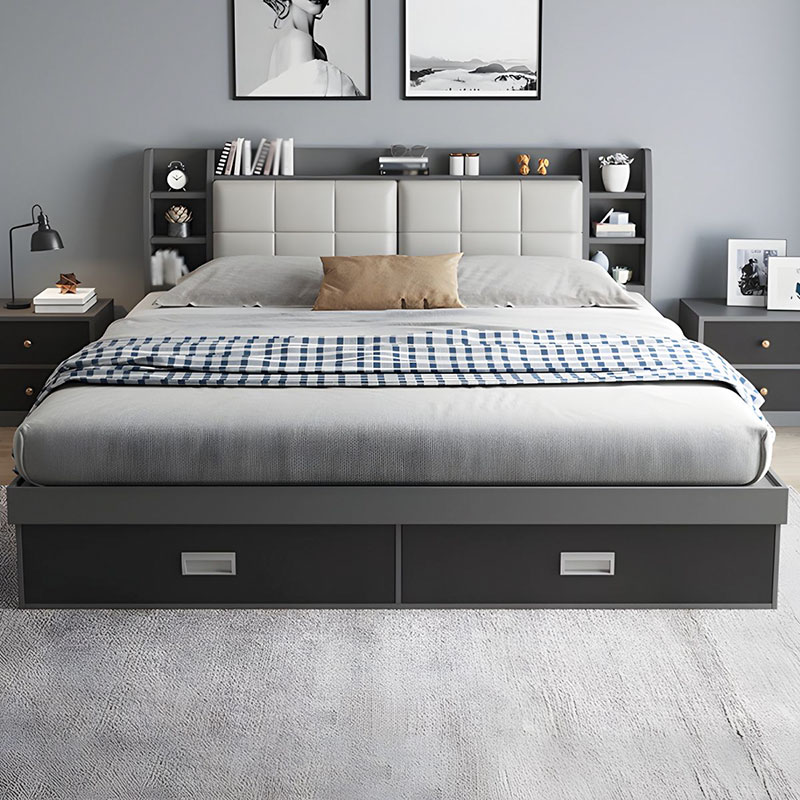 Giường Ngủ Gỗ Công Nghiệp Hiện Đại GN22