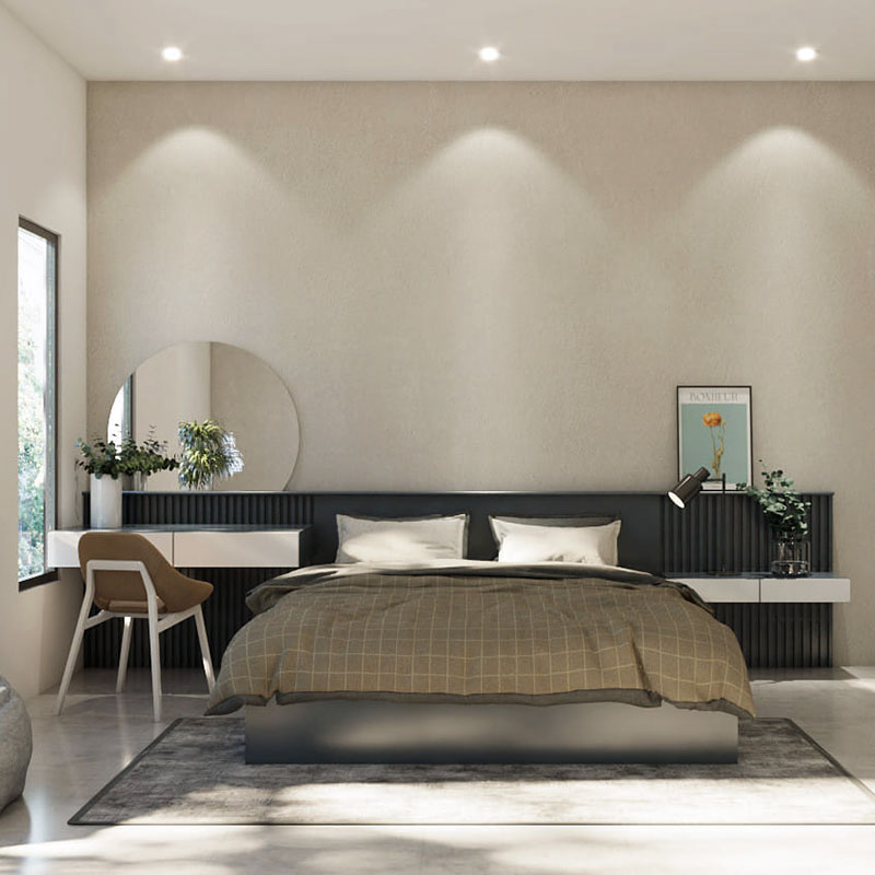 Giường Ngủ Gỗ Công Nghiệp Hiện Đại GN23