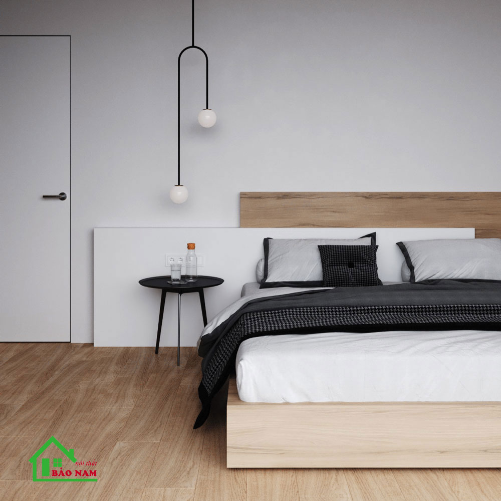 Giường Ngủ Gỗ Công Nghiệp Hiện Đại GN24