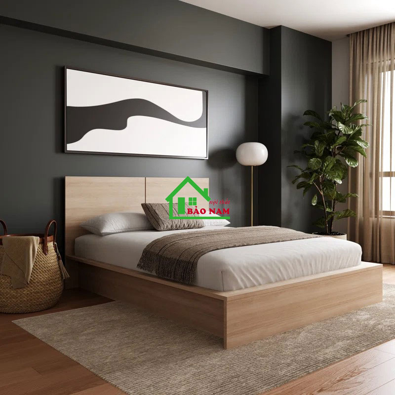 Giường Ngủ Gỗ Công Nghiệp Hiện Đại GN26