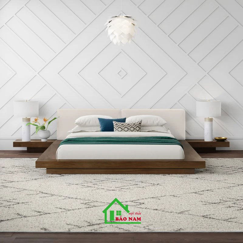 Giường Ngủ Gỗ Công Nghiệp Hiện Đại GN27