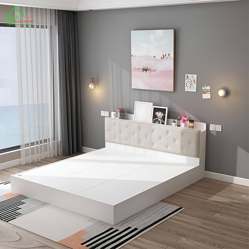 giường ngủ màu trắng giường ngủ màu trắng