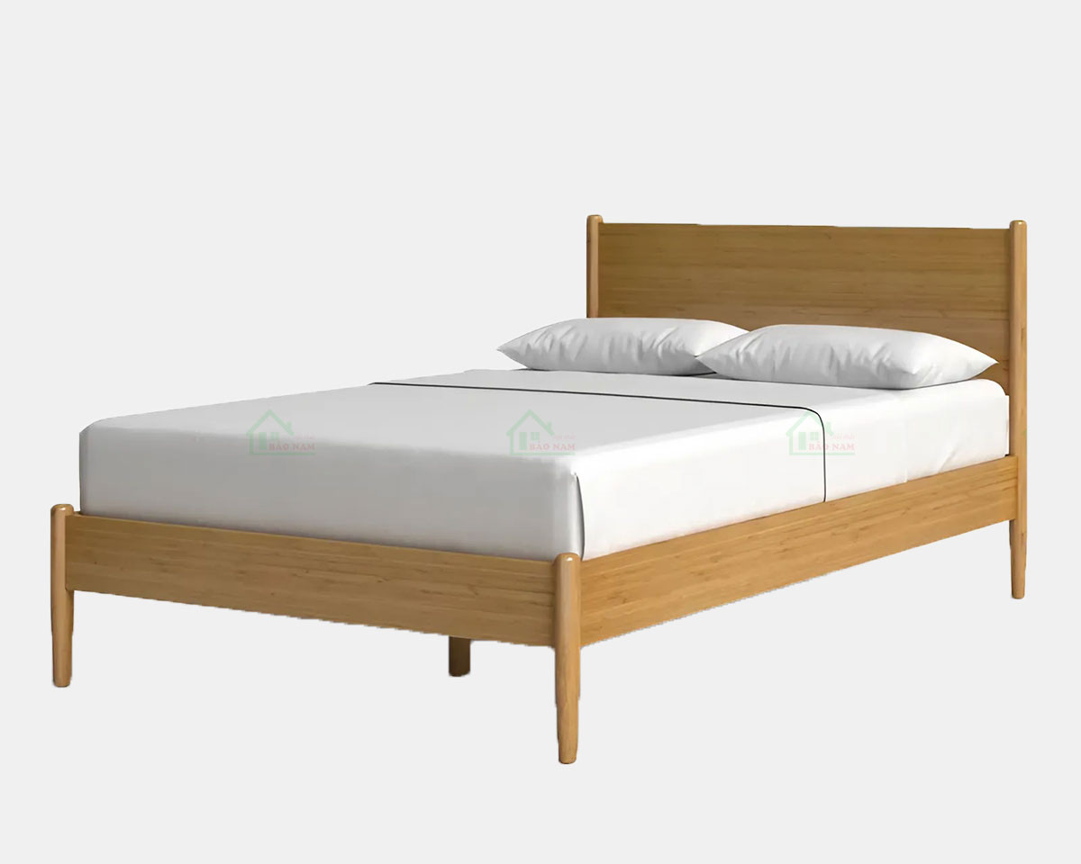 Giường Ngủ Gỗ Tự Nhiên Đẹp Hiện Đại GTN22