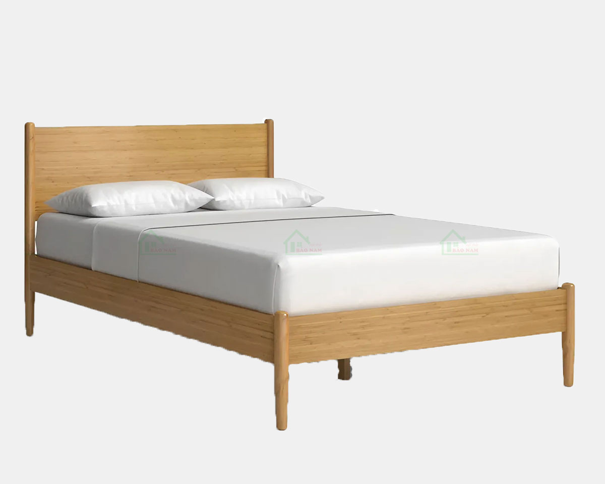 Giường Ngủ Gỗ Tự Nhiên Đẹp Hiện Đại GTN22