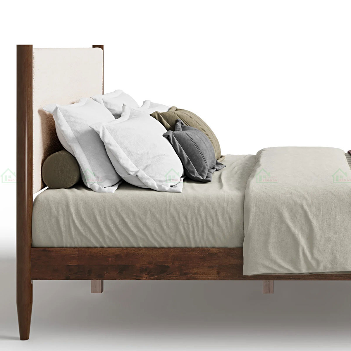 Giường Ngủ Gỗ Tự Nhiên Giá Rẻ GTN21