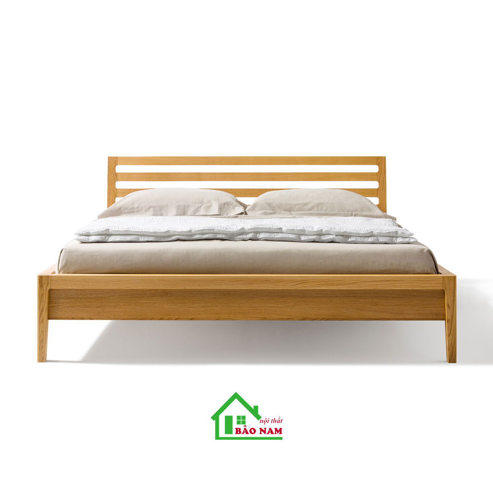 Giường Ngủ Gỗ Tự Nhiên Hiện Đại GTN7
