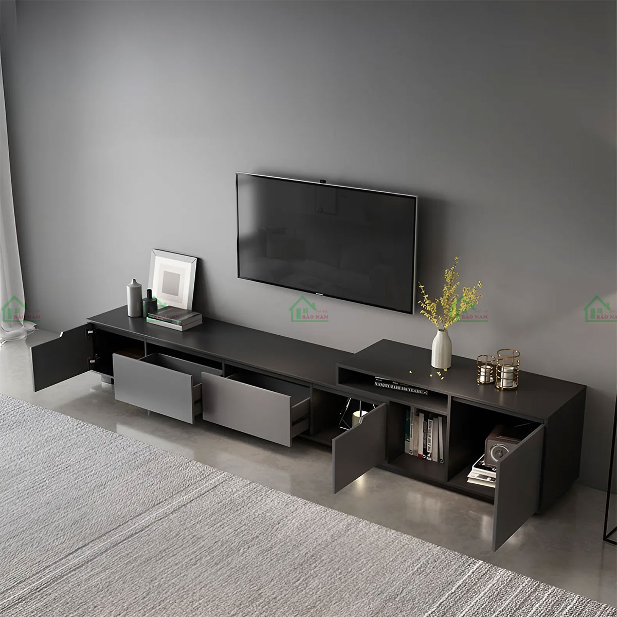 Kệ Để Tivi Phòng Khách Đẹp Hiện Đại PK43