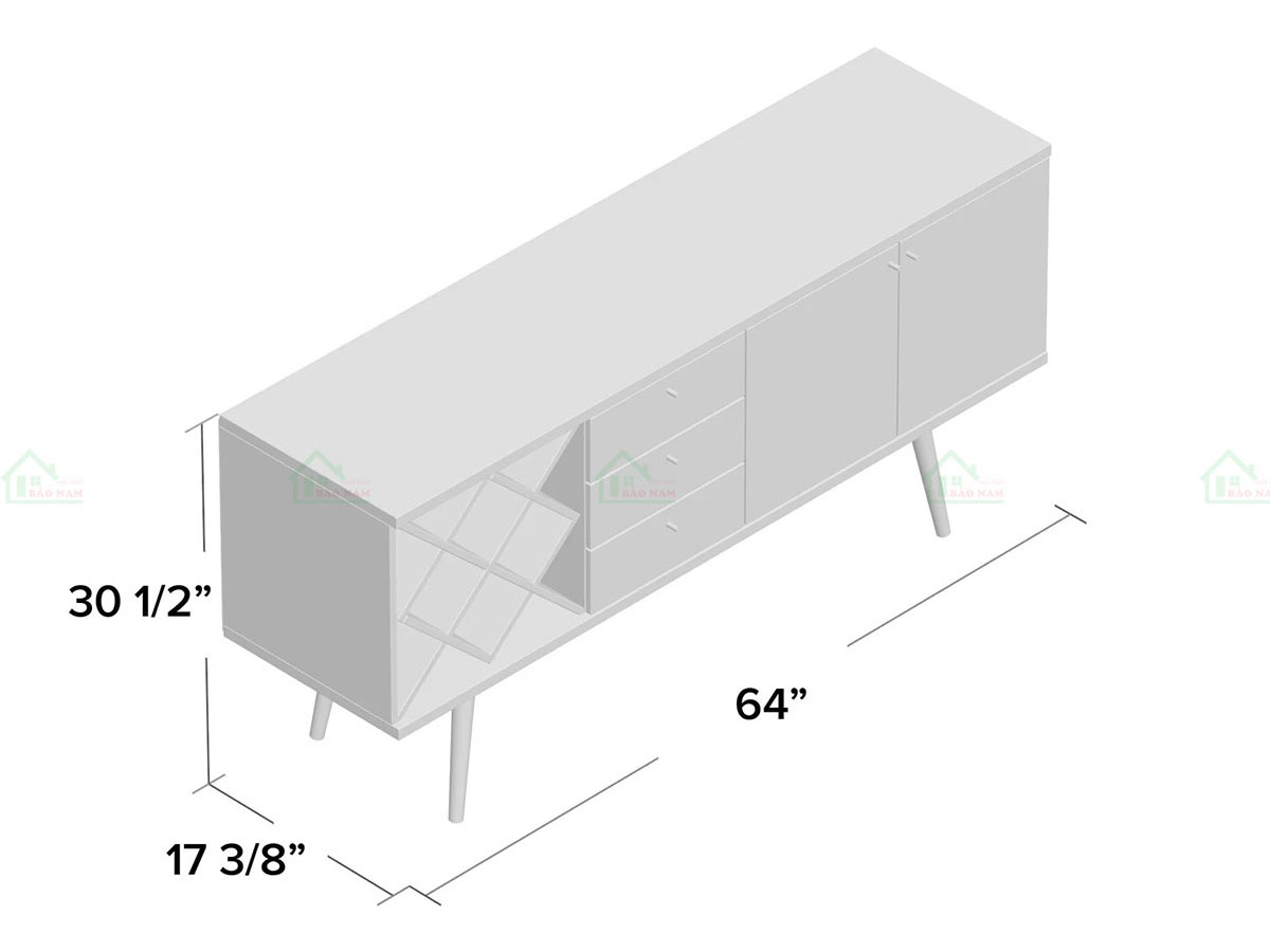 Kệ Tivi Phòng Khách Đẹp Hiện Đại PK53