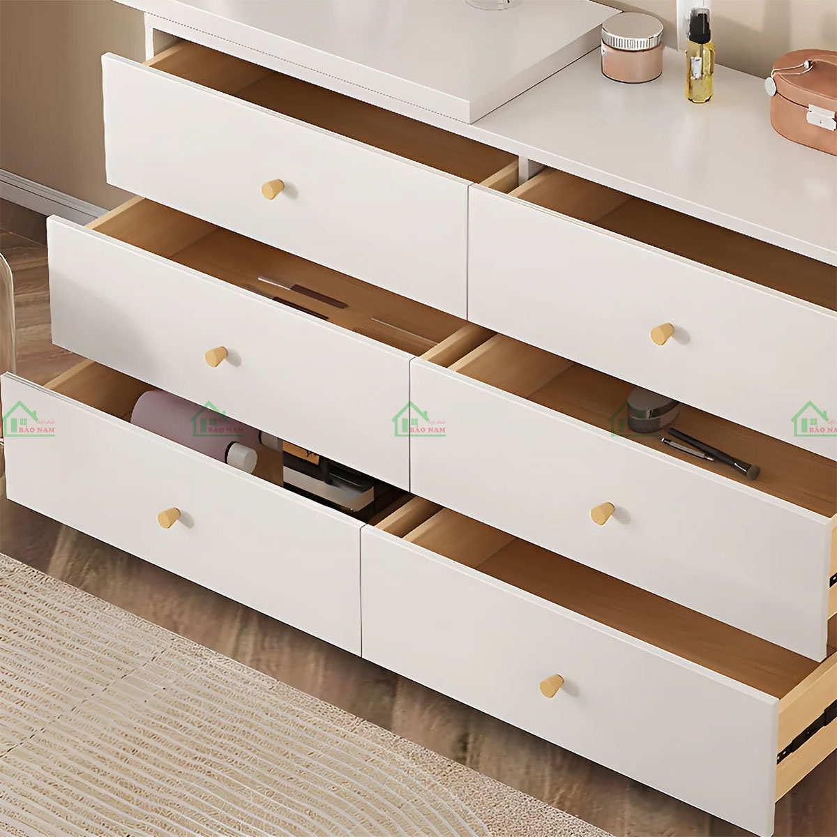 Mẫu Bàn Trang Điểm Thông Minh Đẹp Hiện Đại BTD05