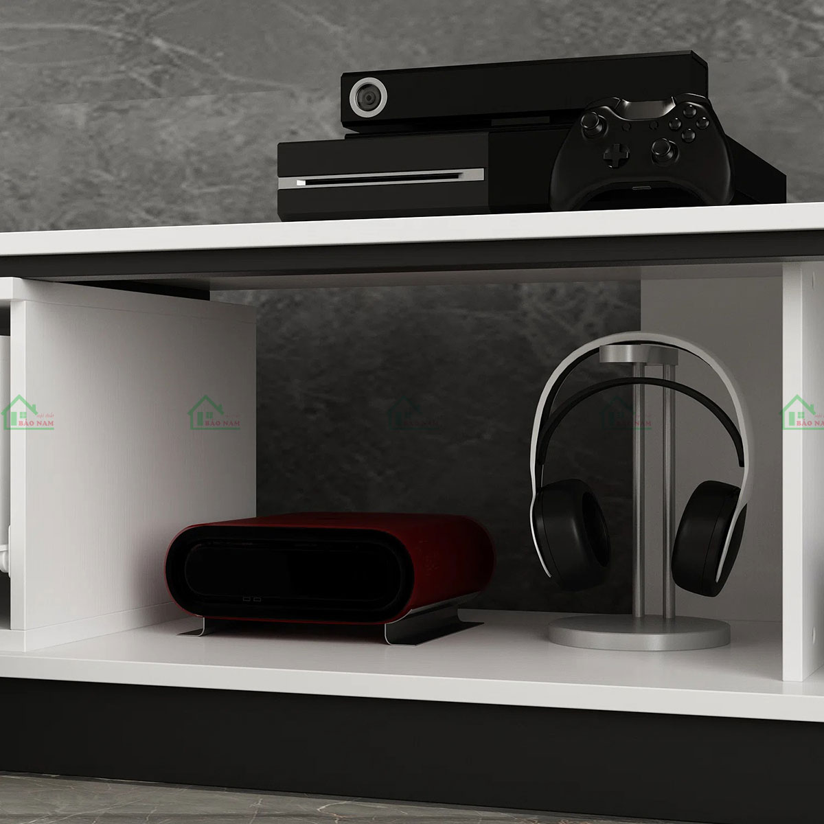 Mẫu Kệ Tivi Phòng Khách Gỗ Công Nghiệp Hiện Đại PK29