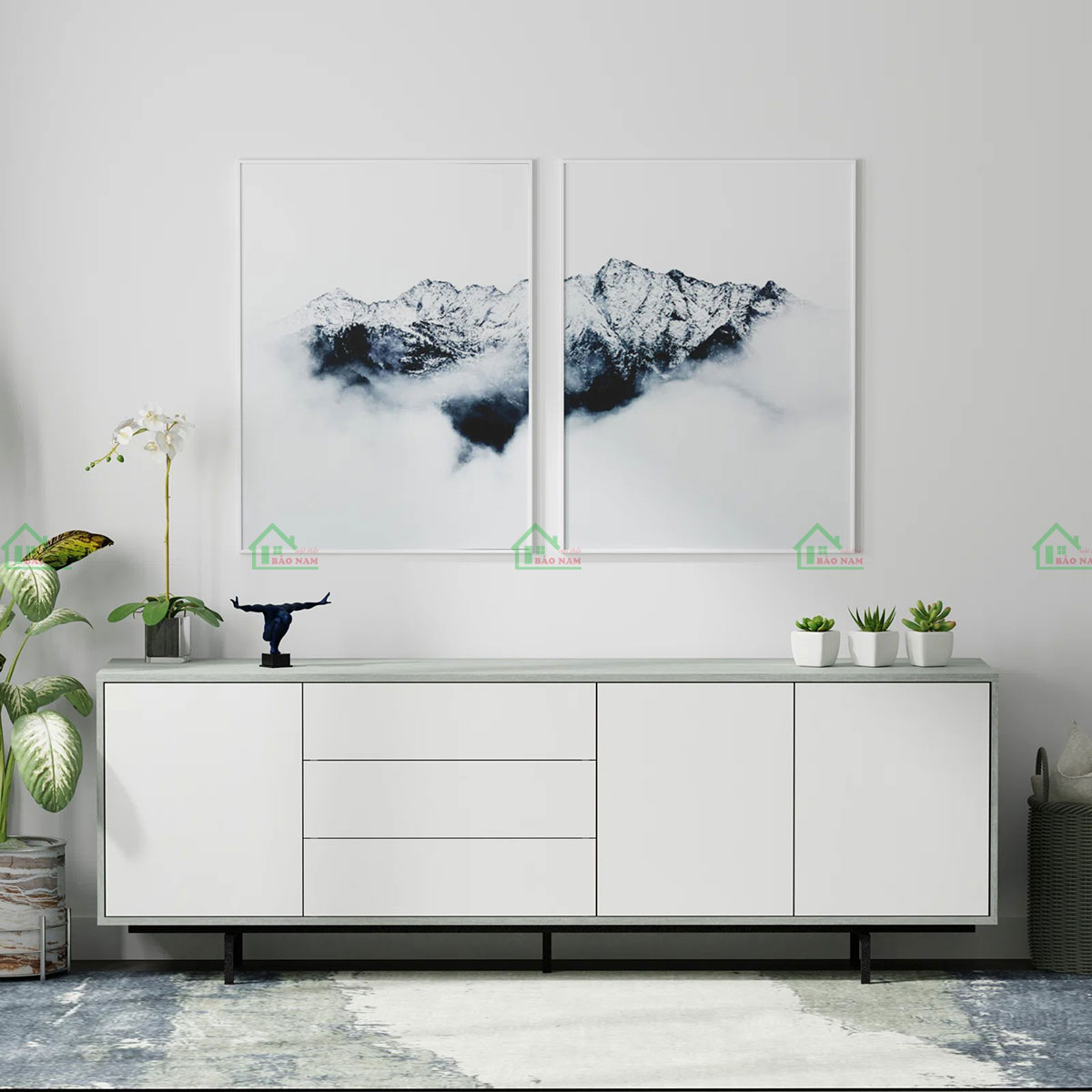 Mẫu Kệ Tivi Phòng Khách Hiện Đại Đơn Giản PK34