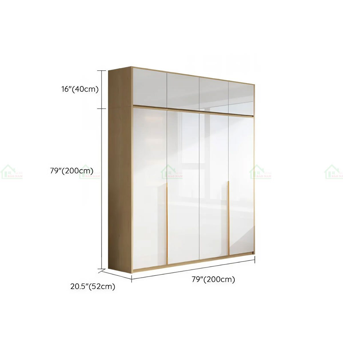 Tủ Quần Áo Acrylic An Cường Đẹp Hiện Đại TAR21