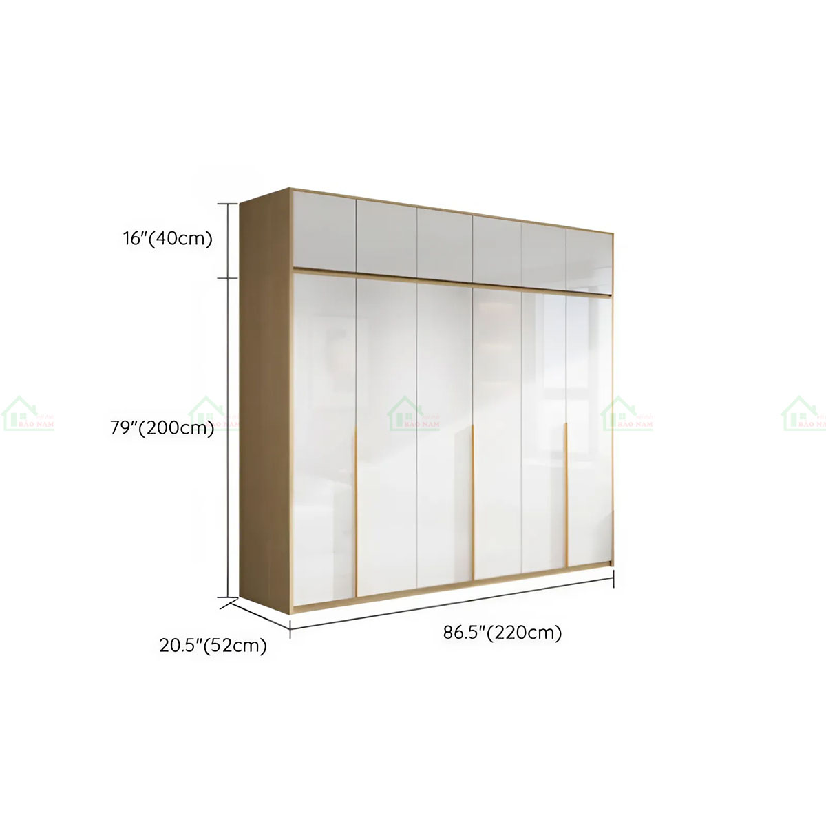 Tủ Quần Áo Acrylic An Cường Đẹp Hiện Đại TAR21