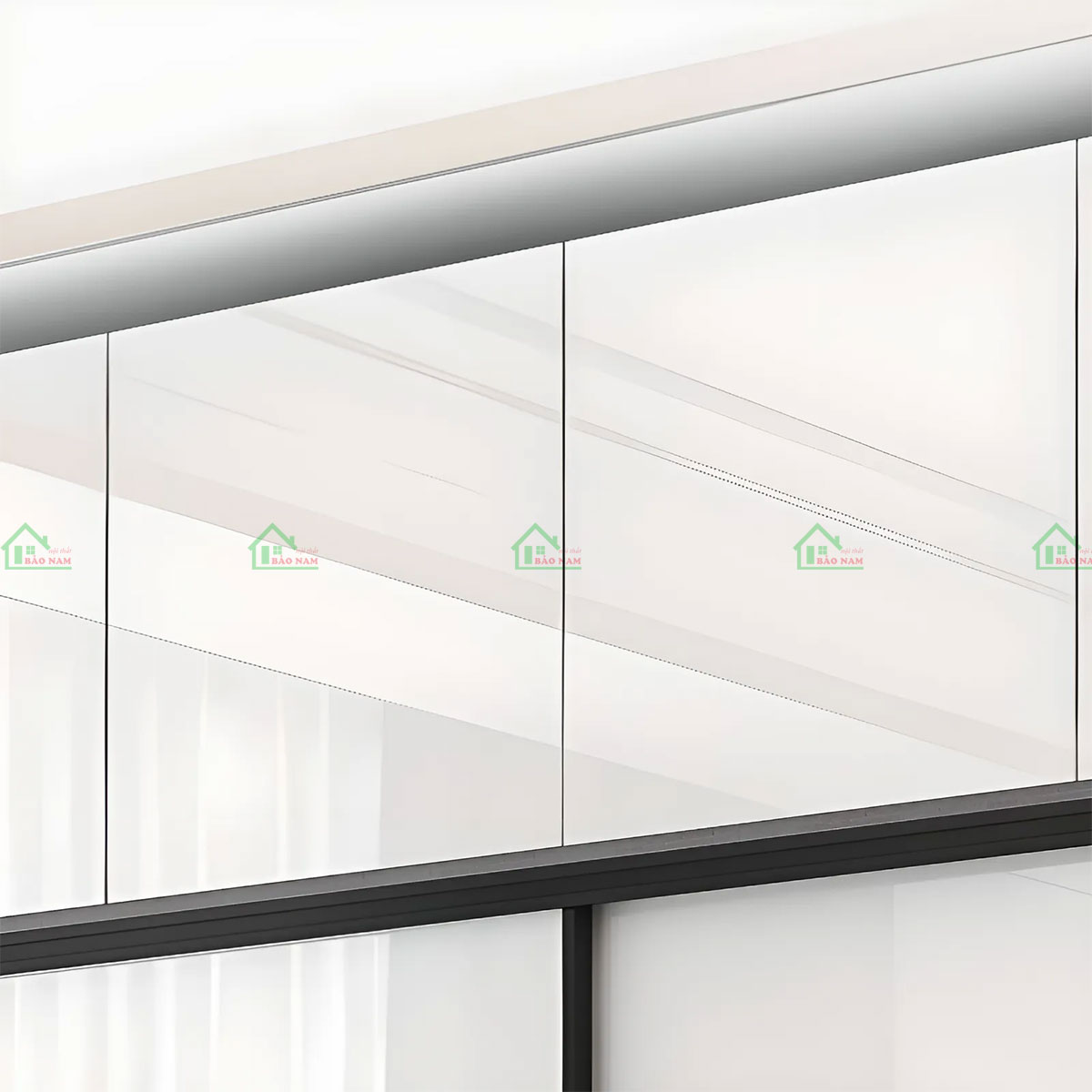 Mẫu Tủ Quần Áo Cửa Lùa Acrylic Bóng Gương Hiện Đại Sang Trọng TAL06