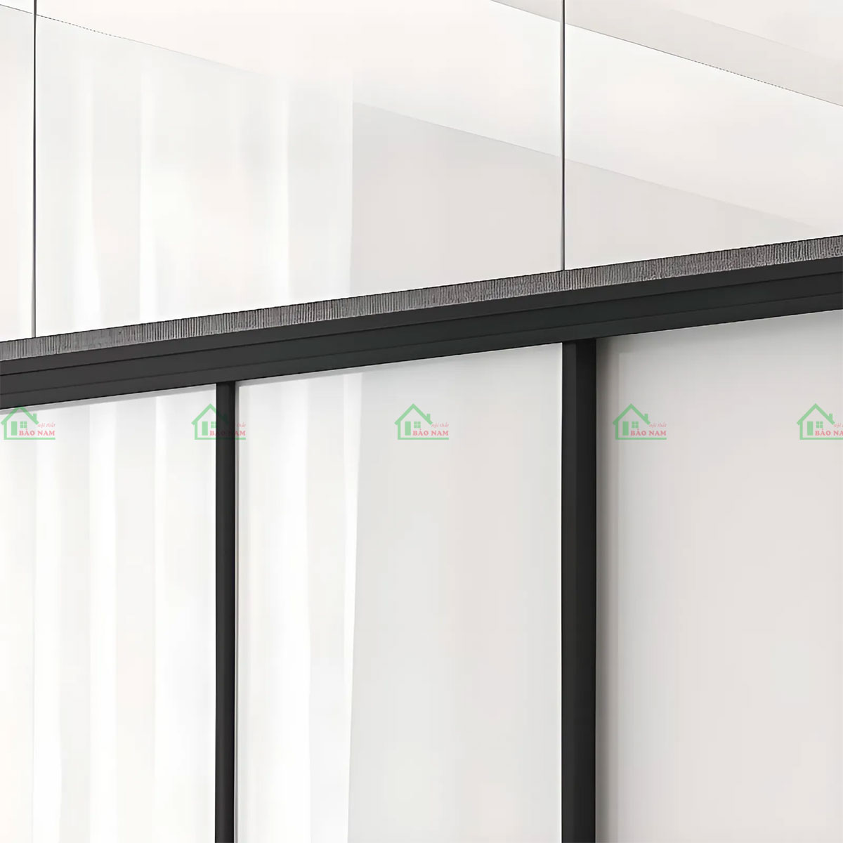 Mẫu Tủ Quần Áo Cửa Lùa Acrylic Bóng Gương Hiện Đại Sang Trọng TAL06