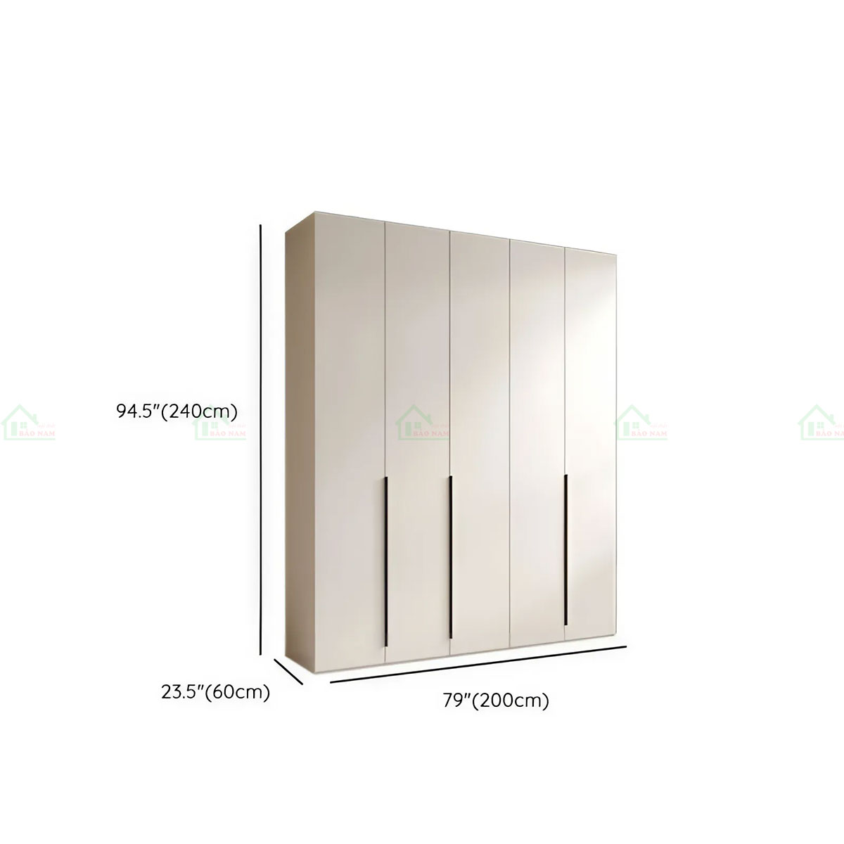 Mẫu Tủ Quần Áo Gỗ Công Nghiệp Đẹp Hiện Đại TA41