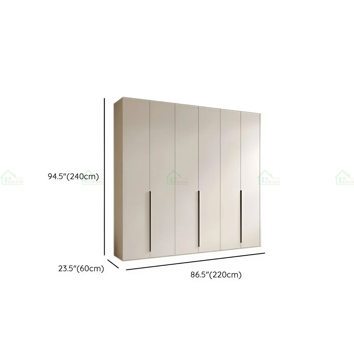 Mẫu Tủ Quần Áo Gỗ Công Nghiệp Đẹp Hiện Đại TA41