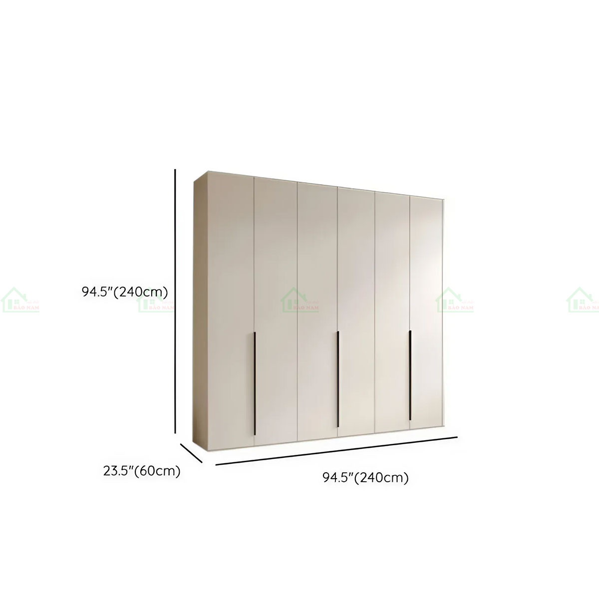 Mẫu Tủ Quần Áo Gỗ Công Nghiệp Đẹp Hiện Đại TA41