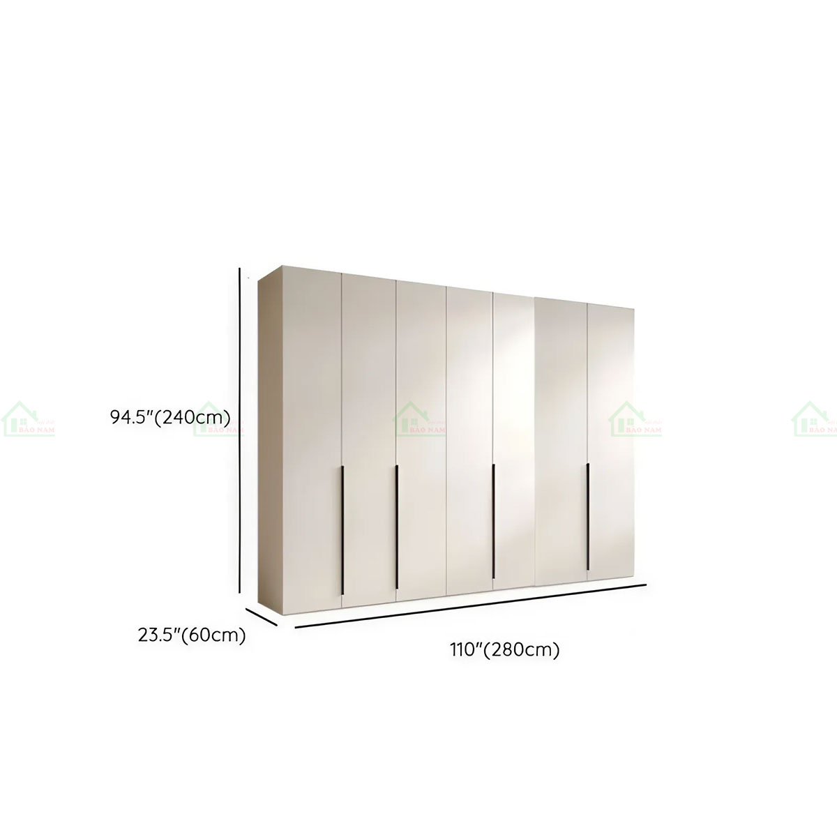 Mẫu Tủ Quần Áo Gỗ Công Nghiệp Đẹp Hiện Đại TA41