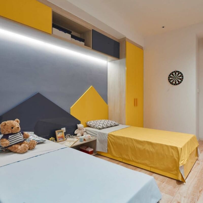 Thiết kế nội thất phòng bé đa năng, tiết kiệm diện tích Thiết kế nội thất phòng bé đa năng, tiết kiệm diện tích