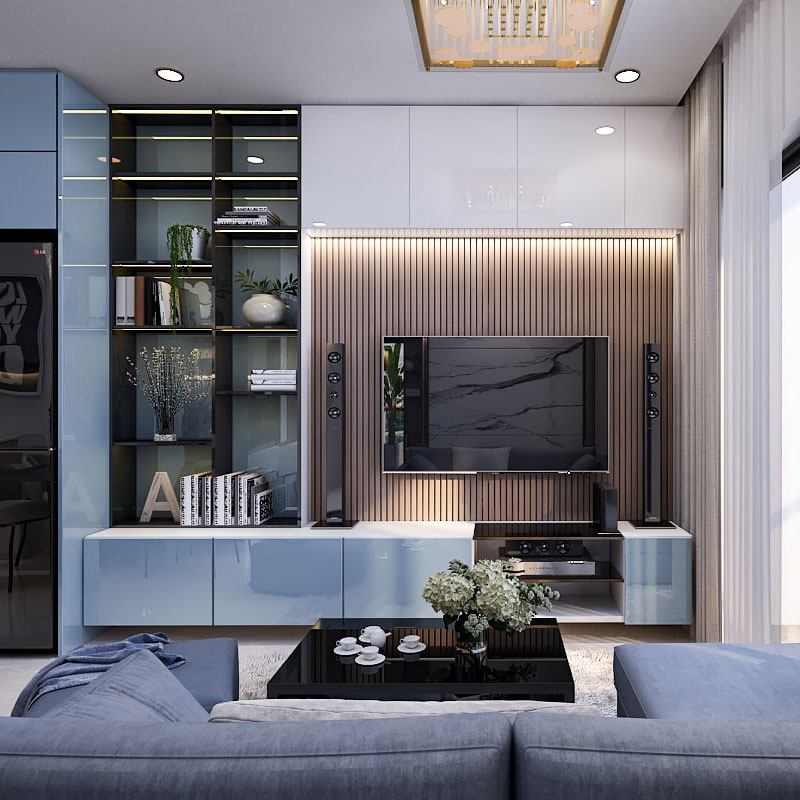 Nội Thất Phòng Khách Hiện Đại PK18