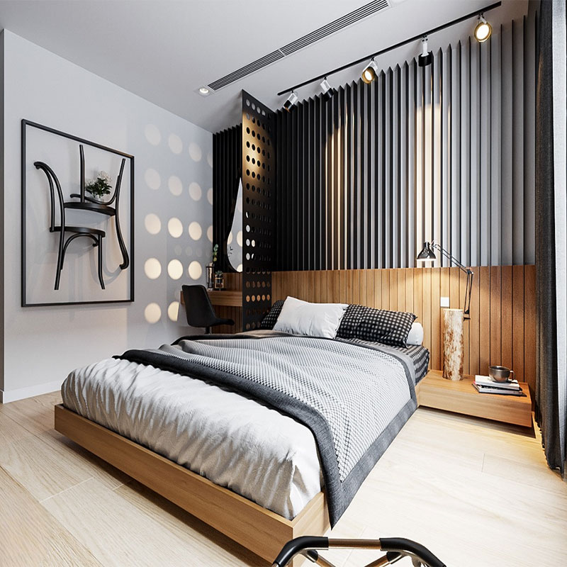 Mẫu nội thất phòng ngủ master sang trọng Mẫu nội thất phòng ngủ master sang trọng