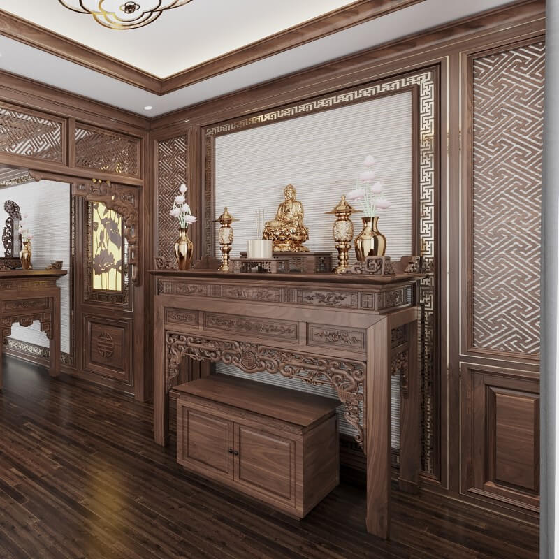 THIẾT KẾ NỘI THẤT PHÒNG THỜ GIA TIÊN THIẾT KẾ NỘI THẤT PHÒNG THỜ GIA TIÊN