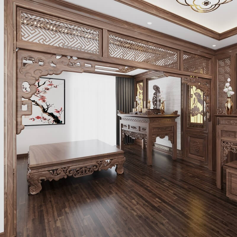 MẪU PHÒNG THỜ TRANG TRỌNG PHONG THỦY MẪU PHÒNG THỜ TRANG TRỌNG PHONG THỦY