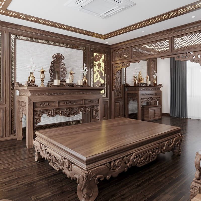 Ý TƯỞNG THIẾT KẾ PHÒNG THỜ TRANG TRỌNG Ý TƯỞNG THIẾT KẾ PHÒNG THỜ TRANG TRỌNG