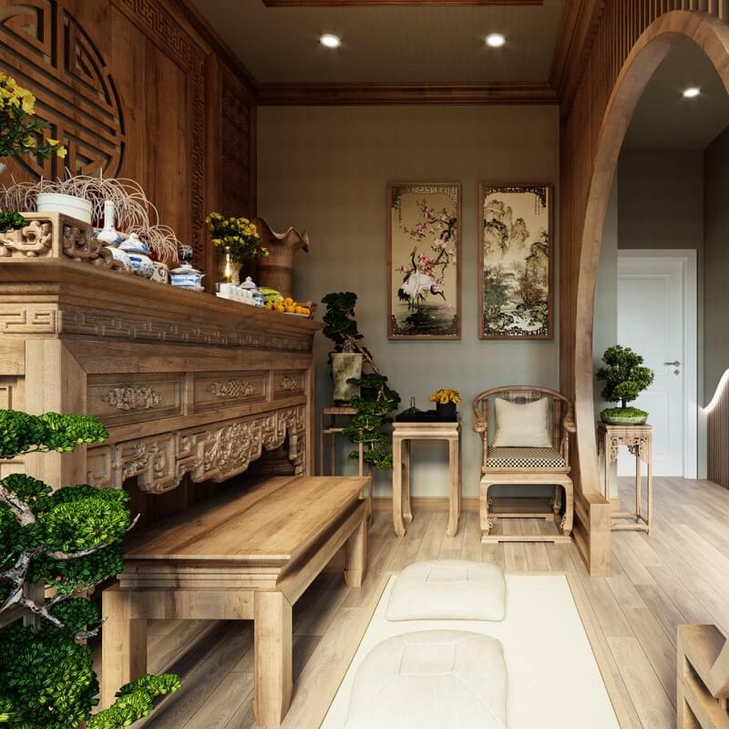 Không gian phòng thờ đẹp Không gian phòng thờ đẹp