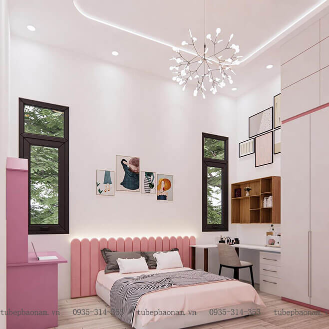 Phòng ngủ bé gái PB07 Phòng ngủ bé gái PB07