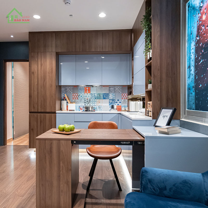 Mẫu Tủ Bếp Acrylic An Cường cao cấp Mẫu Tủ Bếp Acrylic An Cường cao cấp