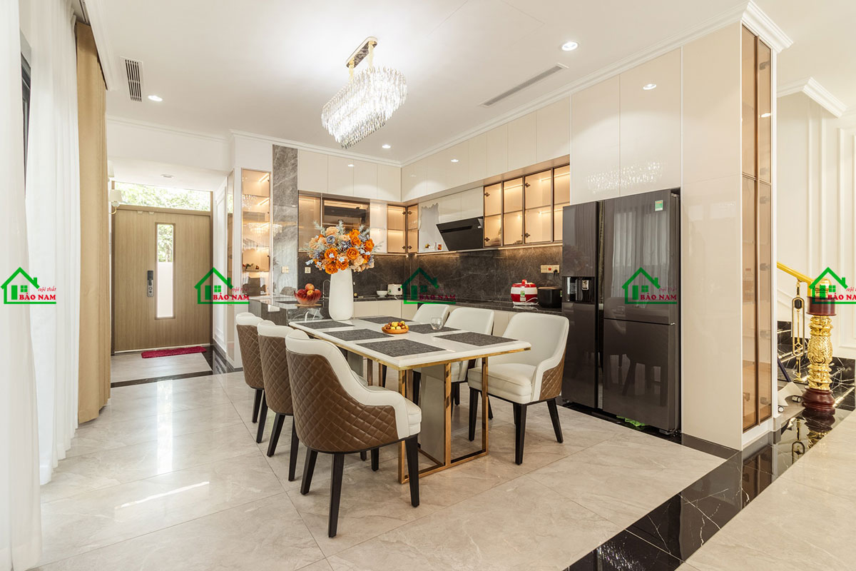 Tủ Bếp Acrylic An Cường Đẹp Hiện Đại TBA50